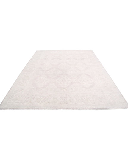 Serenity 8' 1" X 10' 2" Hand Knotted Wool Rug 8' 1" X 10' 2" (246 X 310) / Ivory / Wool