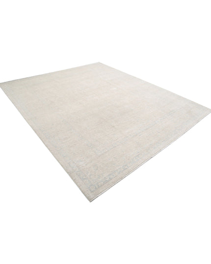 Serenity 8' 2" X 9' 9" Hand Knotted Wool Rug 8' 2" X 9' 9" (249 X 297) / Ivory / Wool