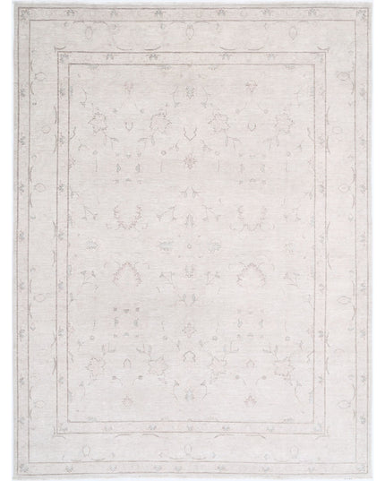 Serenity 7' 9" X 10' 3" Hand Knotted Wool Rug 7' 9" X 10' 3" (236 X 312) / Ivory / Wool
