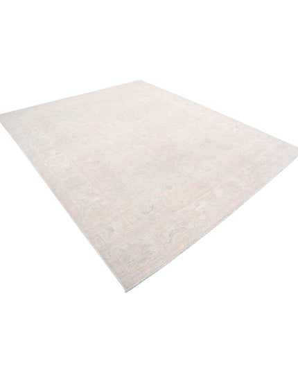 Serenity 8' 1" X 9' 8" Hand Knotted Wool Rug 8' 1" X 9' 8" (246 X 295) / Ivory / Wool