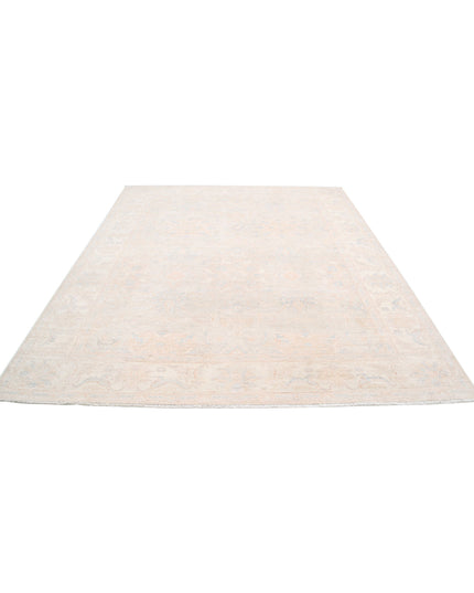 Serenity 8' 1" X 9' 8" Hand Knotted Wool Rug 8' 1" X 9' 8" (246 X 295) / Ivory / Wool