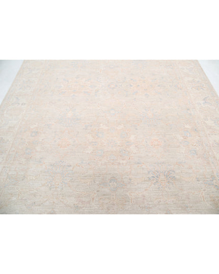 Serenity 8' 1" X 9' 8" Hand Knotted Wool Rug 8' 1" X 9' 8" (246 X 295) / Ivory / Wool