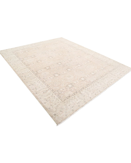 Serenity 8' 0" X 9' 8" Hand Knotted Wool Rug 8' 0" X 9' 8" (244 X 295) / Ivory / Wool