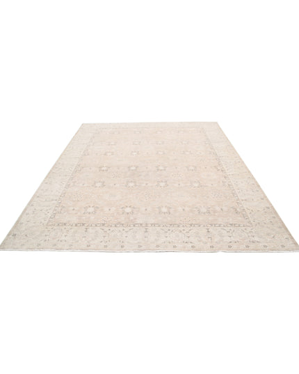 Serenity 8' 0" X 9' 8" Hand Knotted Wool Rug 8' 0" X 9' 8" (244 X 295) / Ivory / Wool