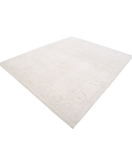 Serenity 7' 11" X 9' 5" Hand Knotted Wool Rug 7' 11" X 9' 5" (241 X 287) / Ivory / Wool