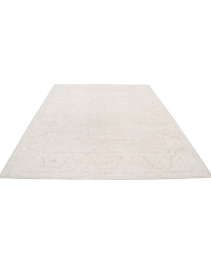 Serenity 7' 11" X 9' 5" Hand Knotted Wool Rug 7' 11" X 9' 5" (241 X 287) / Ivory / Wool