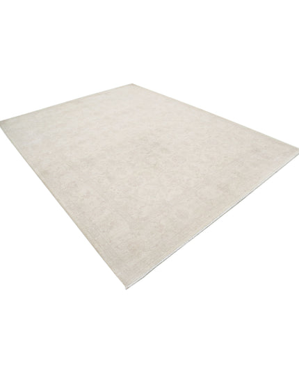 Serenity 8' 0" X 10' 2" Hand Knotted Wool Rug 8' 0" X 10' 2" (244 X 310) / Ivory / Wool