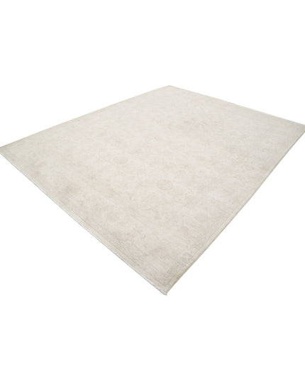 Serenity 8' 0" X 10' 2" Hand Knotted Wool Rug 8' 0" X 10' 2" (244 X 310) / Ivory / Wool