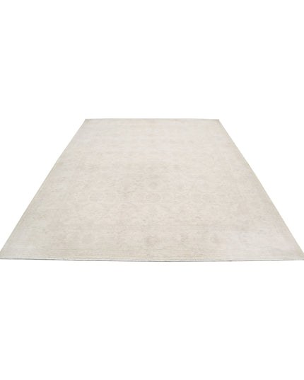 Serenity 8' 0" X 10' 2" Hand Knotted Wool Rug 8' 0" X 10' 2" (244 X 310) / Ivory / Wool