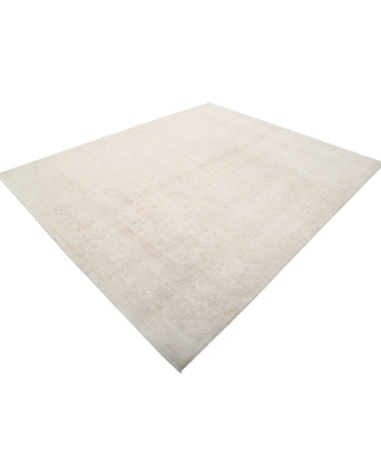 Serenity 8' 0" X 9' 6" Hand Knotted Wool Rug 8' 0" X 9' 6" (244 X 290) / Ivory / Wool