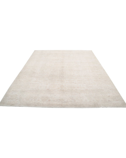 Serenity 8' 0" X 9' 6" Hand Knotted Wool Rug 8' 0" X 9' 6" (244 X 290) / Ivory / Wool