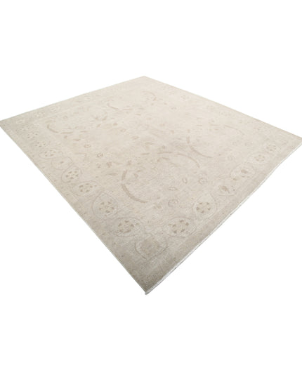 Serenity 7' 9" X 8' 7" Hand Knotted Wool Rug 7' 9" X 8' 7" (236 X 262) / Ivory / Wool