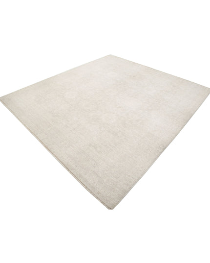 Serenity 7' 11" X 8' 9" Hand Knotted Wool Rug 7' 11" X 8' 9" (241 X 267) / Grey / Wool