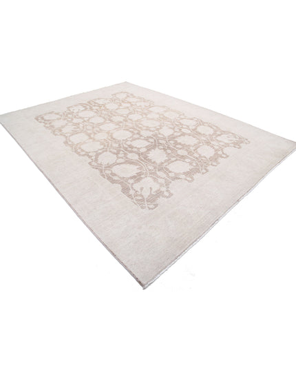 Serenity 8' 7" X 11' 3" Hand Knotted Wool Rug 8' 7" X 11' 3" (262 X 343) / Brown / Wool