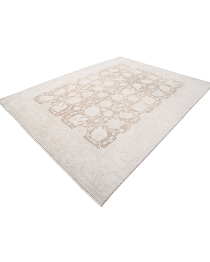 Serenity 8' 7" X 11' 3" Hand Knotted Wool Rug 8' 7" X 11' 3" (262 X 343) / Brown / Wool