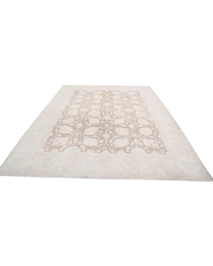 Serenity 8' 7" X 11' 3" Hand Knotted Wool Rug 8' 7" X 11' 3" (262 X 343) / Brown / Wool