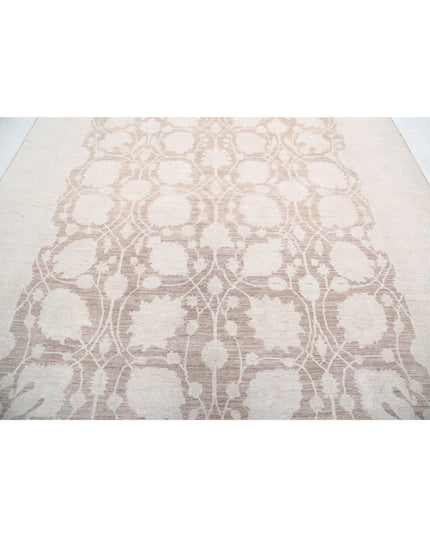 Serenity 8' 7" X 11' 3" Hand Knotted Wool Rug 8' 7" X 11' 3" (262 X 343) / Brown / Wool