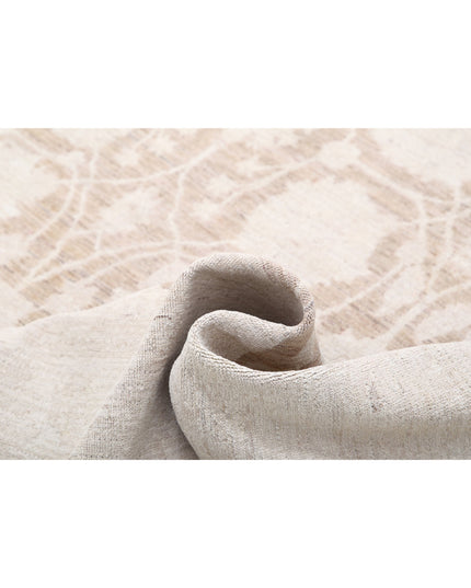 Serenity 8' 7" X 11' 3" Hand Knotted Wool Rug 8' 7" X 11' 3" (262 X 343) / Brown / Wool