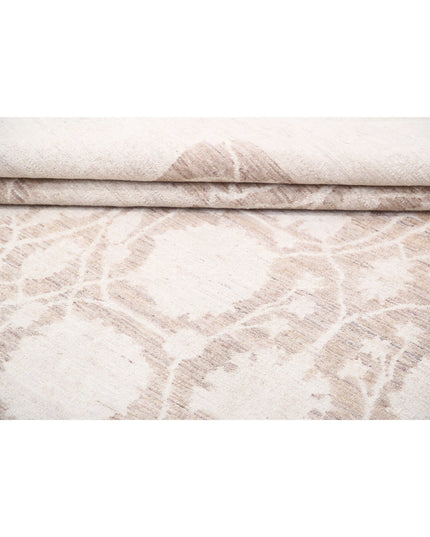 Serenity 8' 7" X 11' 3" Hand Knotted Wool Rug 8' 7" X 11' 3" (262 X 343) / Brown / Wool