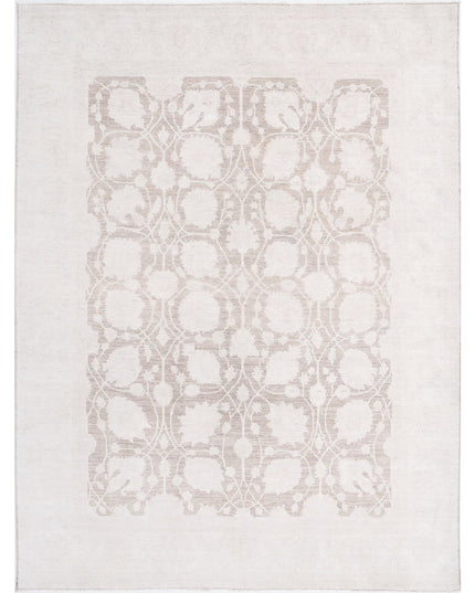 Serenity 8' 7" X 11' 3" Hand Knotted Wool Rug 8' 7" X 11' 3" (262 X 343) / Brown / Wool