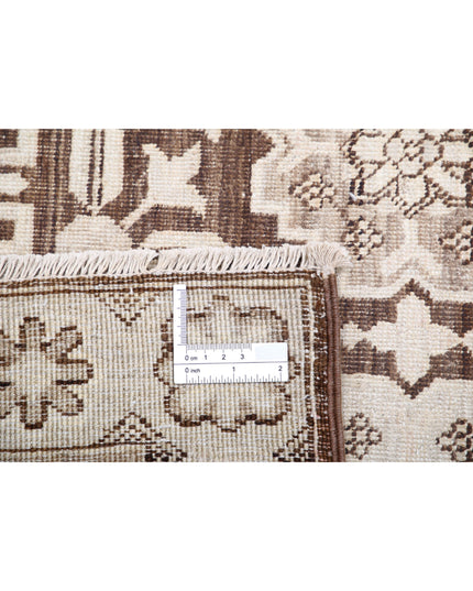 Serenity 8' 9" X 11' 6" Hand Knotted Wool Rug 8' 9" X 11' 6" (267 X 351) / Brown / Wool