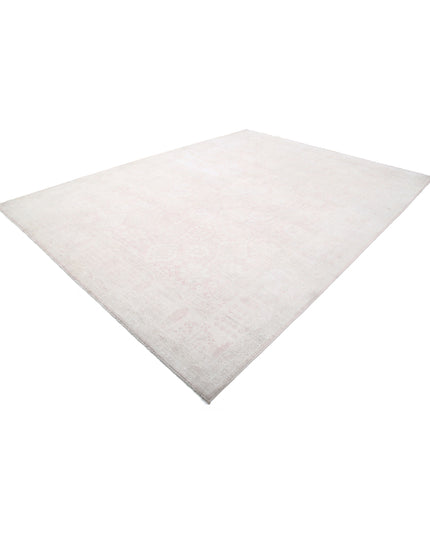 Serenity 9' 1" X 12' 3" Hand Knotted Wool Rug 9' 1" X 12' 3" (277 X 373) / Ivory / Wool