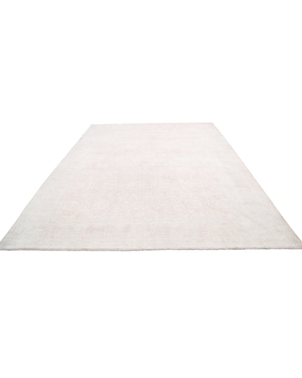 Serenity 9' 1" X 12' 3" Hand Knotted Wool Rug 9' 1" X 12' 3" (277 X 373) / Ivory / Wool