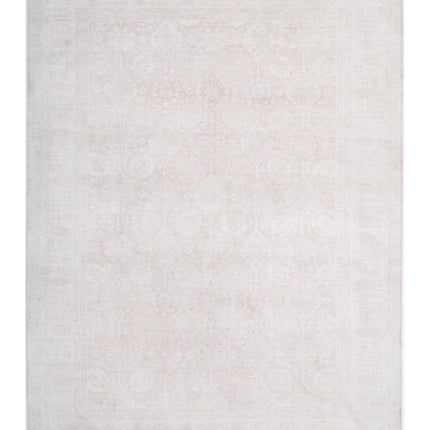 Serenity 9' 1" X 12' 3" Hand Knotted Wool Rug 9' 1" X 12' 3" (277 X 373) / Ivory / Wool