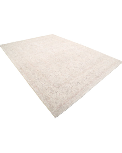 Serenity 8' 10" X 12' 1" Hand Knotted Wool Rug 8' 10" X 12' 1" (269 X 368) / Ivory / Wool