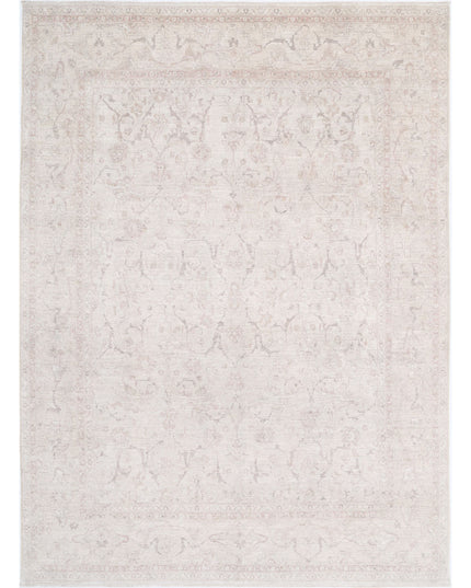 Serenity 8' 10" X 12' 1" Hand Knotted Wool Rug 8' 10" X 12' 1" (269 X 368) / Ivory / Wool