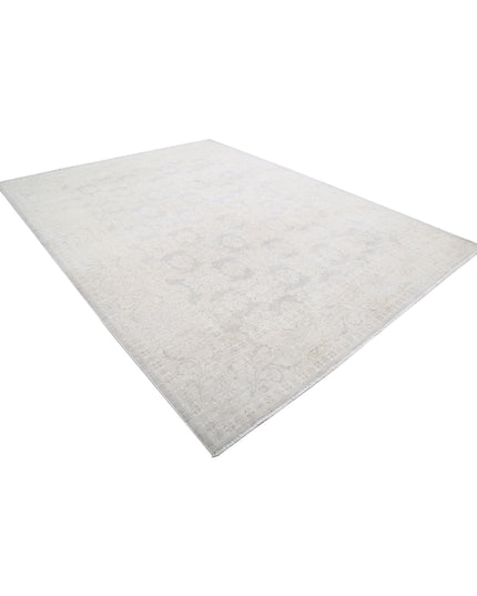 Serenity 8' 9" X 11' 6" Hand Knotted Wool Rug 8' 9" X 11' 6" (267 X 351) / Grey / Wool