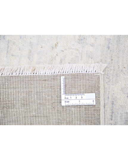 Serenity 8' 9" X 11' 6" Hand Knotted Wool Rug 8' 9" X 11' 6" (267 X 351) / Grey / Wool