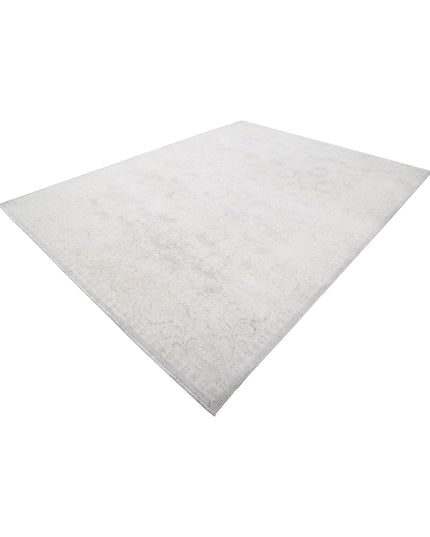 Serenity 8' 9" X 11' 6" Hand Knotted Wool Rug 8' 9" X 11' 6" (267 X 351) / Grey / Wool