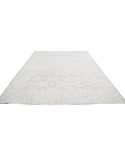 Serenity 8' 9" X 11' 6" Hand Knotted Wool Rug 8' 9" X 11' 6" (267 X 351) / Grey / Wool