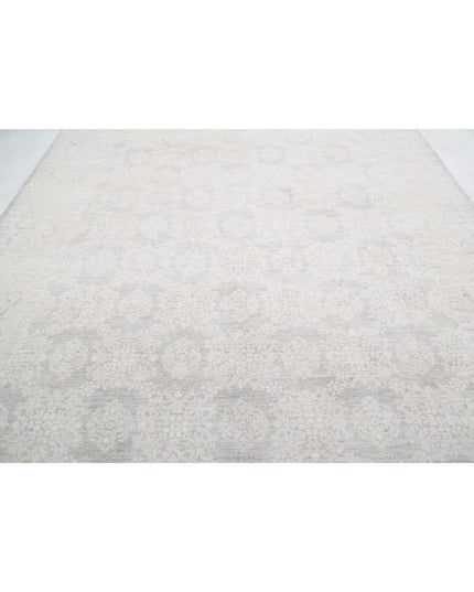 Serenity 8' 9" X 11' 6" Hand Knotted Wool Rug 8' 9" X 11' 6" (267 X 351) / Grey / Wool