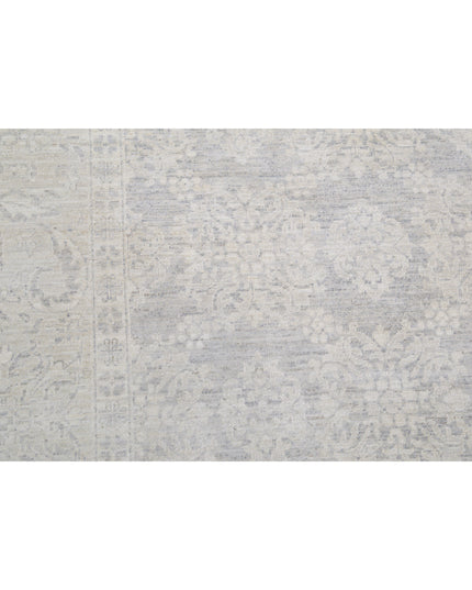 Serenity 8' 9" X 11' 6" Hand Knotted Wool Rug 8' 9" X 11' 6" (267 X 351) / Grey / Wool