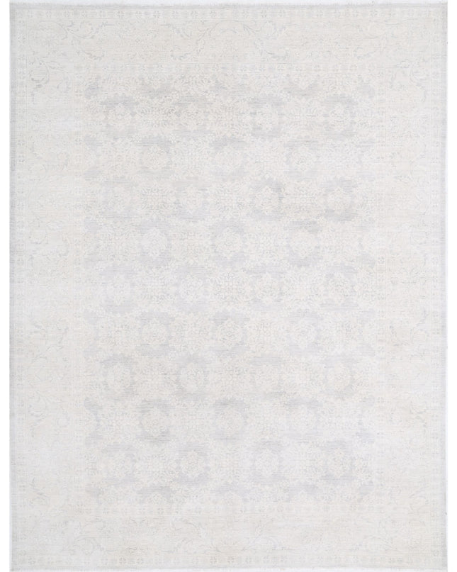 Serenity 8' 9" X 11' 6" Hand Knotted Wool Rug 8' 9" X 11' 6" (267 X 351) / Grey / Wool