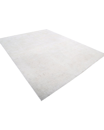Serenity 8' 9" X 11' 7" Hand Knotted Wool Rug 8' 9" X 11' 7" (267 X 353) / Ivory / Wool