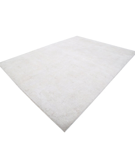 Serenity 8' 9" X 11' 7" Hand Knotted Wool Rug 8' 9" X 11' 7" (267 X 353) / Ivory / Wool