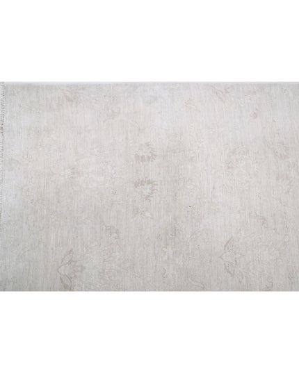 Serenity 8' 9" X 11' 7" Hand Knotted Wool Rug 8' 9" X 11' 7" (267 X 353) / Ivory / Wool