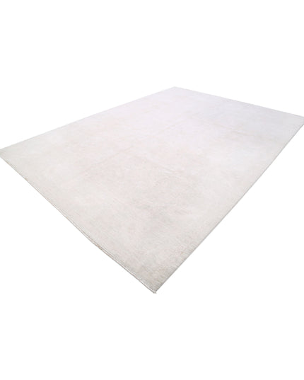 Serenity 9' 1" X 12' 4" Hand Knotted Wool Rug 9' 1" X 12' 4" (277 X 376) / Ivory / Wool
