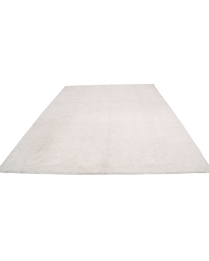 Serenity 9' 1" X 12' 4" Hand Knotted Wool Rug 9' 1" X 12' 4" (277 X 376) / Ivory / Wool