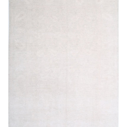Serenity 9' 1" X 12' 4" Hand Knotted Wool Rug 9' 1" X 12' 4" (277 X 376) / Ivory / Wool