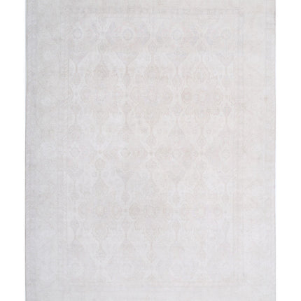 Serenity 8' 8" X 12' 3" Hand Knotted Wool Rug 8' 8" X 12' 3" (264 X 373) / Ivory / Wool