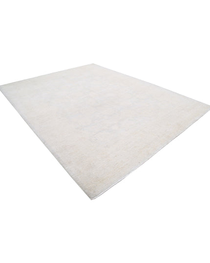 Serenity 9' 1" X 11' 7" Hand Knotted Wool Rug 9' 1" X 11' 7" (277 X 353) / Grey / Wool