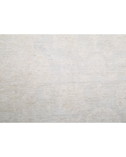 Serenity 9' 1" X 11' 7" Hand Knotted Wool Rug 9' 1" X 11' 7" (277 X 353) / Grey / Wool