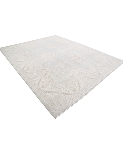 Serenity 9' 0" X 11' 2" Hand Knotted Wool Rug 9' 0" X 11' 2" (274 X 340) / Grey / Wool