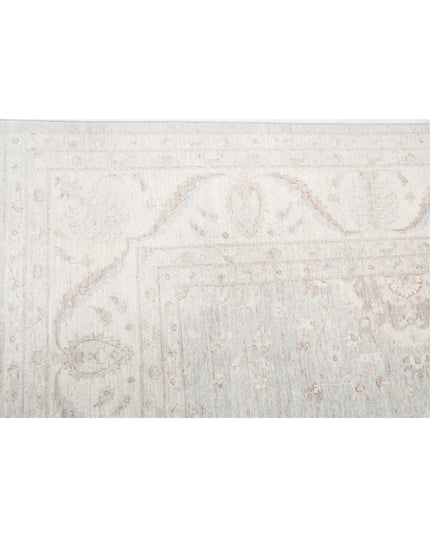 Serenity 9' 0" X 11' 2" Hand Knotted Wool Rug 9' 0" X 11' 2" (274 X 340) / Grey / Wool