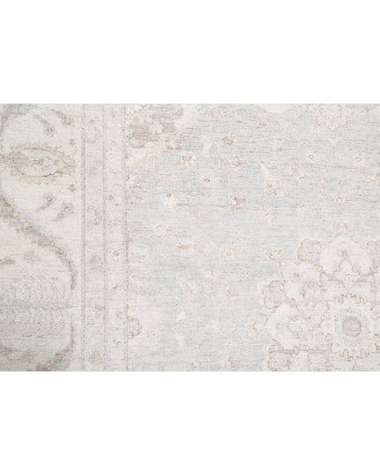 Serenity 9' 0" X 11' 2" Hand Knotted Wool Rug 9' 0" X 11' 2" (274 X 340) / Grey / Wool