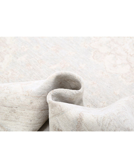 Serenity 9' 0" X 11' 2" Hand Knotted Wool Rug 9' 0" X 11' 2" (274 X 340) / Grey / Wool